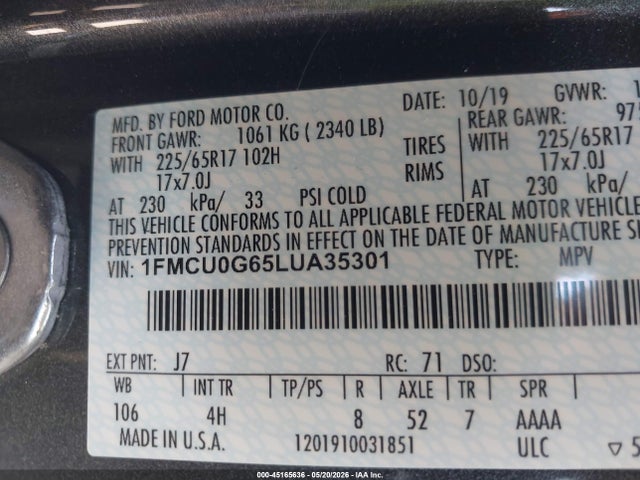 Ford Escape Se