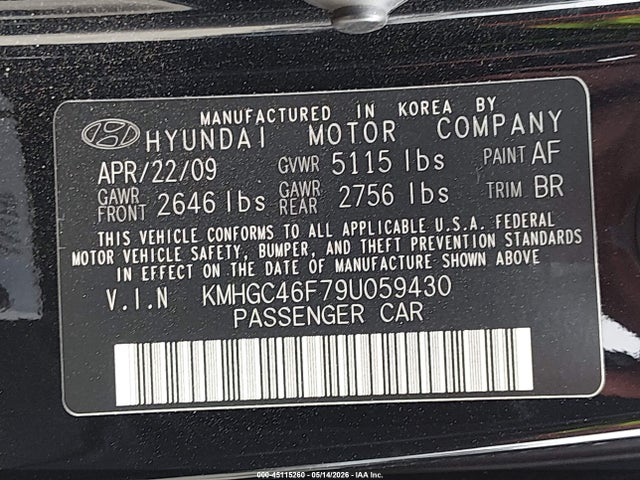 Hyundai Genesis 4.6