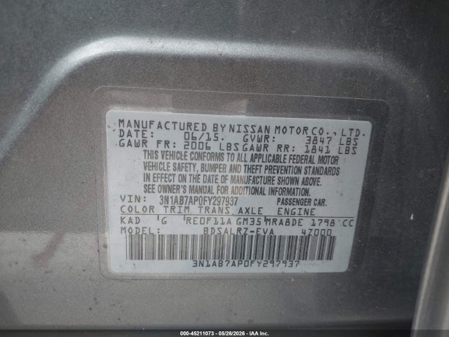 Nissan Sentra Sr