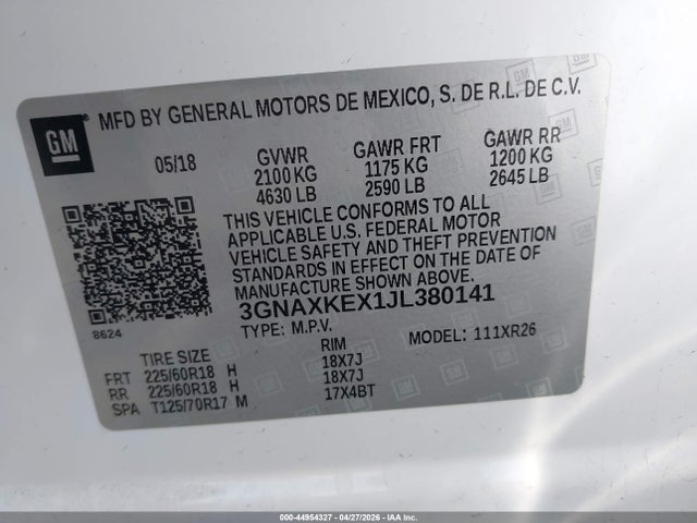 Chevrolet Equinox Lt