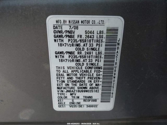 Nissan Murano Sl
