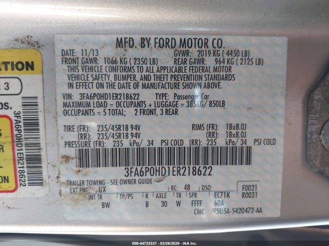 Ford Fusion Se