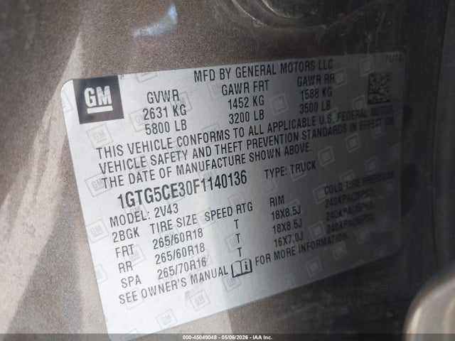 GMC Canyon Slt