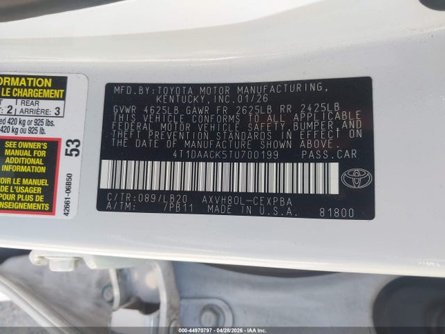 Toyota Camry Xse