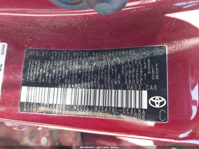 Toyota Corolla Le