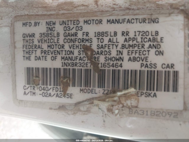 Toyota Corolla