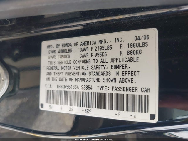 Honda Accord 2.4 Lx