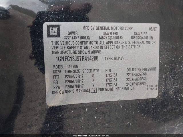 Chevrolet Tahoe Lt