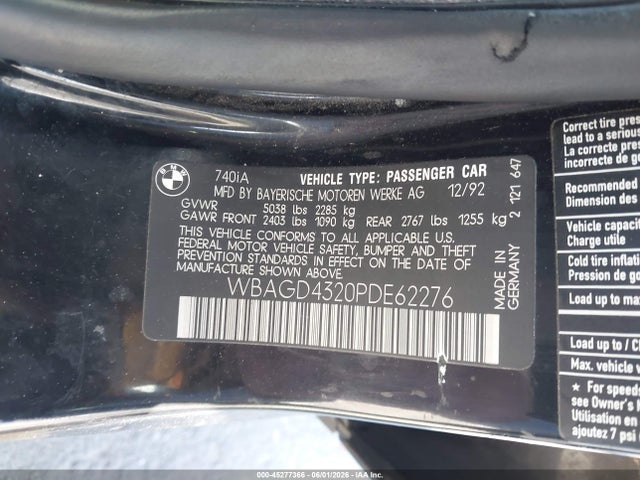 BMW 7 Series I Automatic