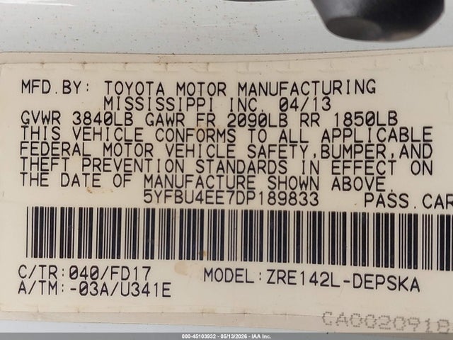 Toyota Corolla S