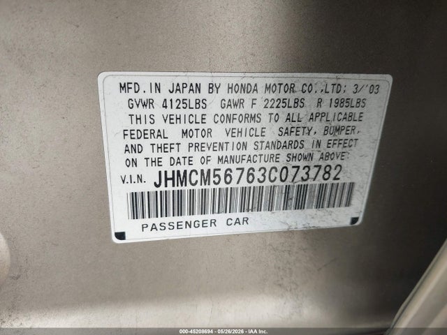 Honda Accord 2.4 Ex