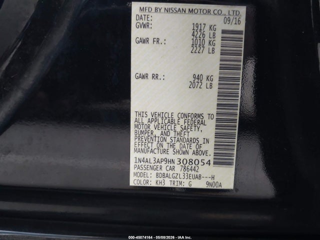 Nissan Altima 2.5 S