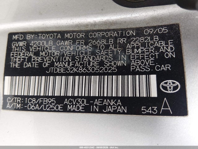 Toyota Camry Std
