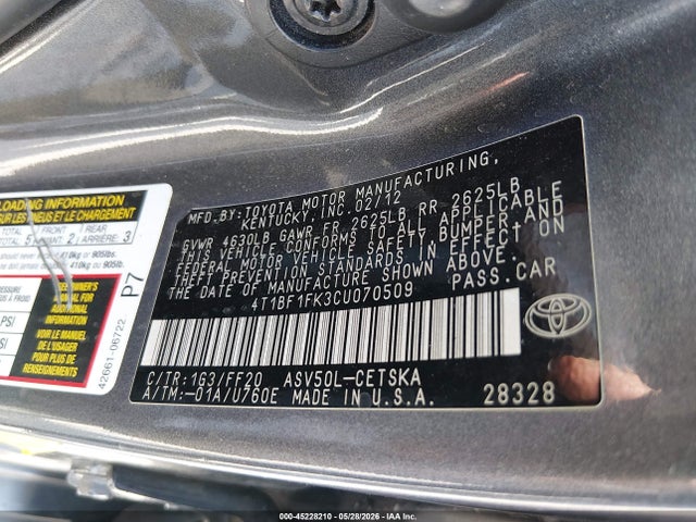 Toyota Camry Se