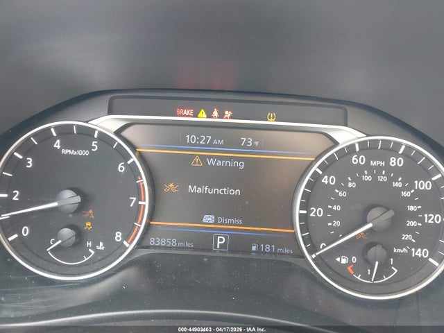 Nissan Altima Sv Fwd
