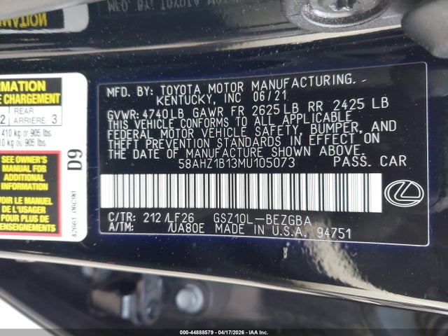 Lexus Es F Sport