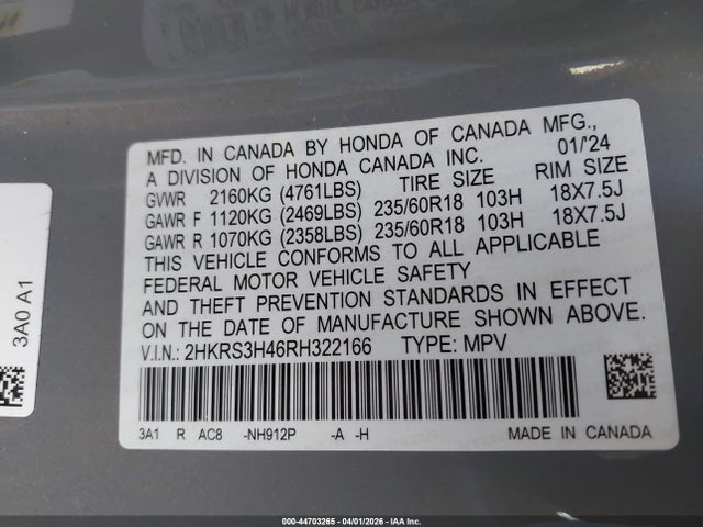 Honda CR-V Ex 2wd