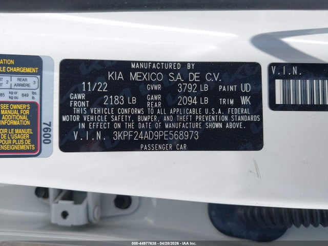 Kia Forte Lx