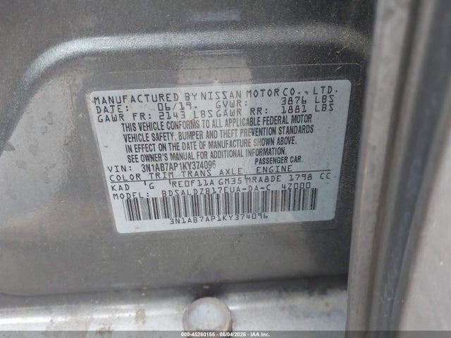 Nissan Sentra Sv