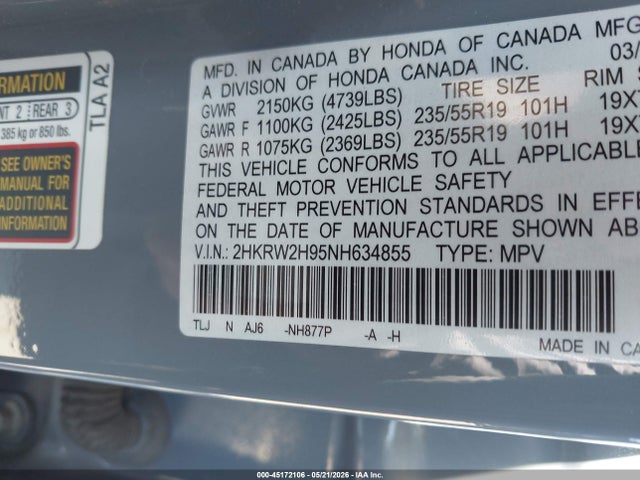 Honda CR-V Awd Touring