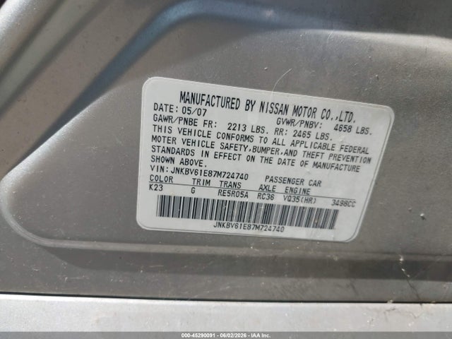 INFINITI G35 Journey