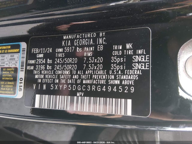 Kia Telluride Sx Prestige