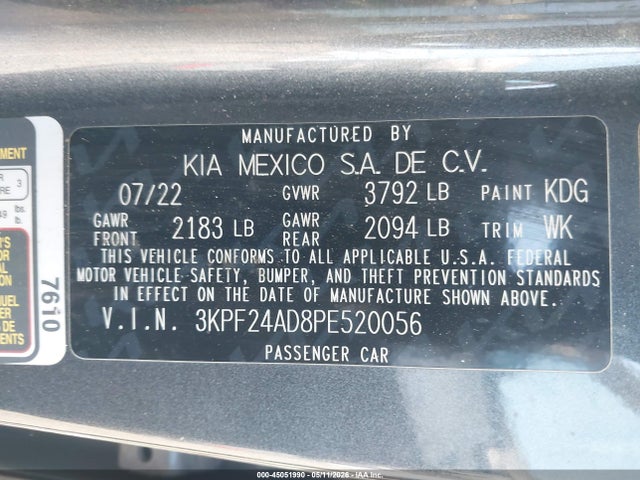 Kia Forte Lxs