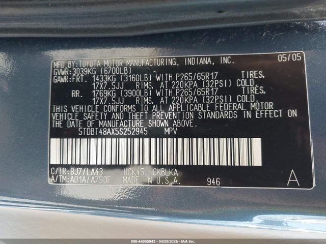 Toyota Sequoia Limited V8