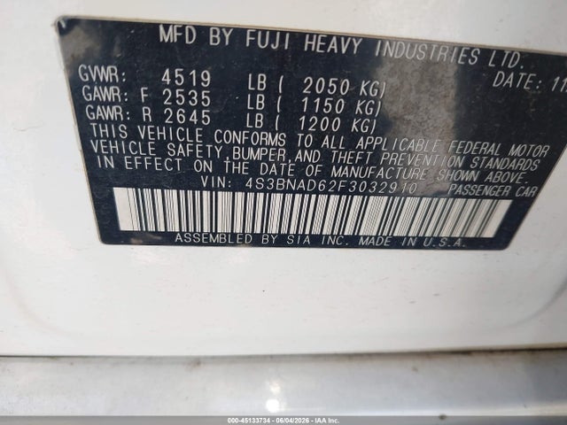 Subaru Legacy 2.5i Premium