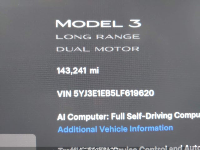 Tesla Model 3 Long Range Dual Motor All-wheel Drive