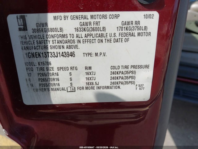 Chevrolet Tahoe Lt