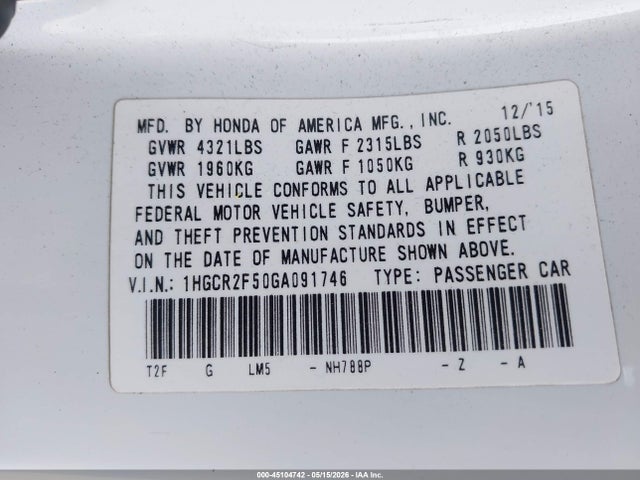 Honda Accord Sport