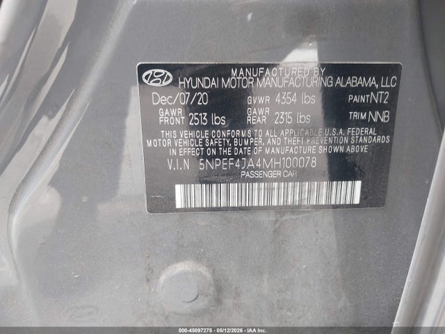 Hyundai SONATA Sel