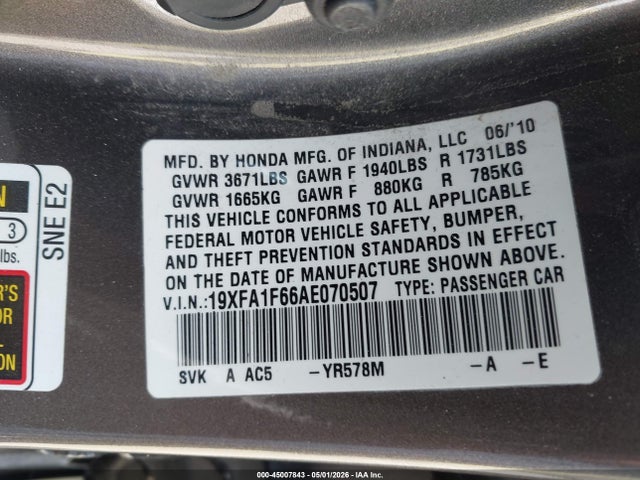 Honda Civic Lx-s