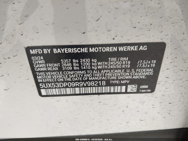 BMW X Series Xdrive30i