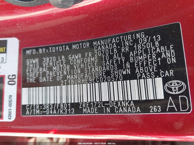 Toyota Corolla Le