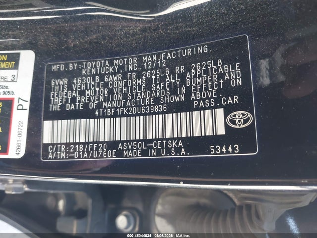 Toyota Camry Se