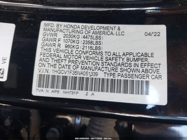 Honda Accord Sport