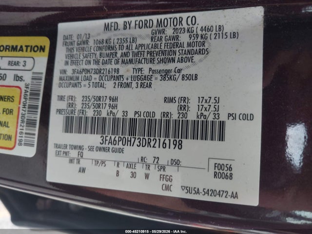 Ford Fusion Se