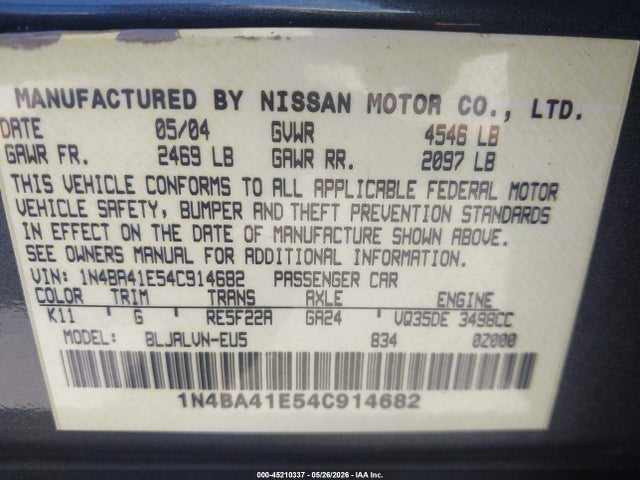 Nissan Maxima 3.5 Se