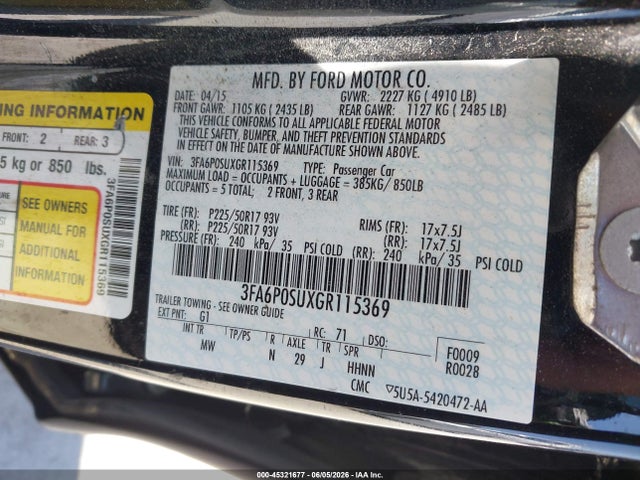 Ford Fusion Titanium