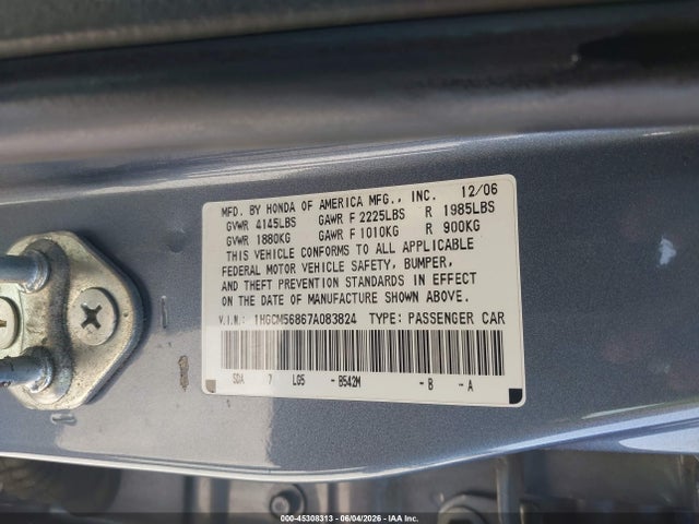 Honda Accord 2.4 Ex