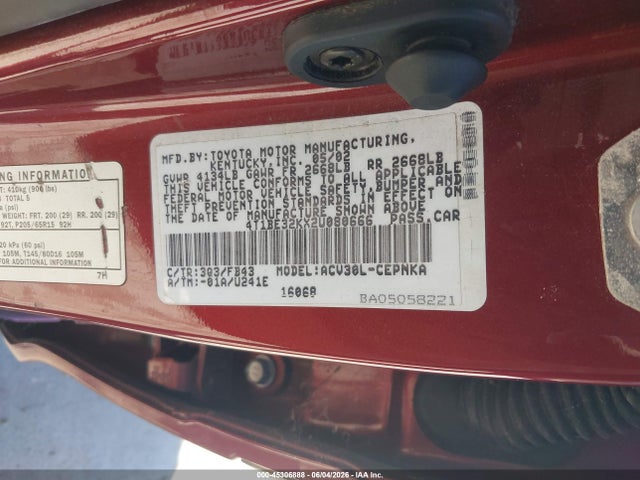 Toyota Camry Le