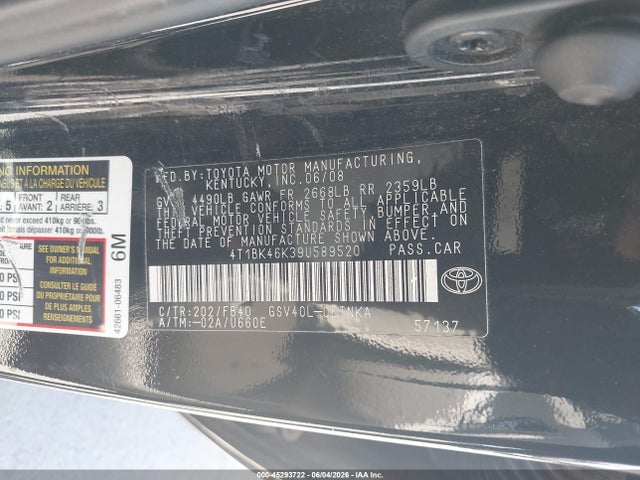 Toyota Camry Le V6