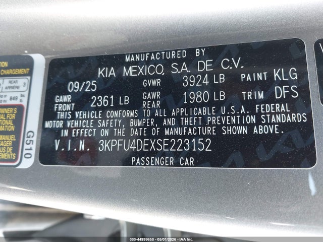 Kia K4 Ex