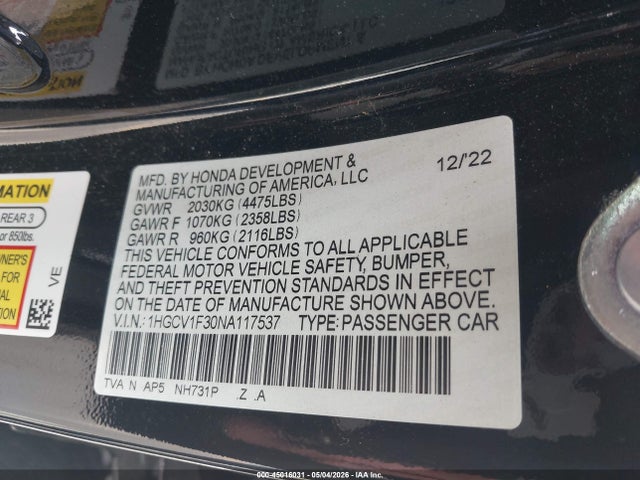 Honda Accord Sport