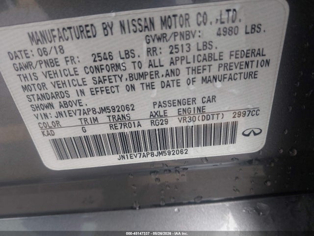 INFINITI Q50 3.0t Luxe
