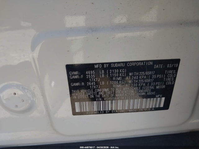 Subaru Outback 2.5i Premium