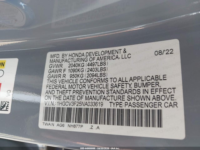 Honda Accord Sport