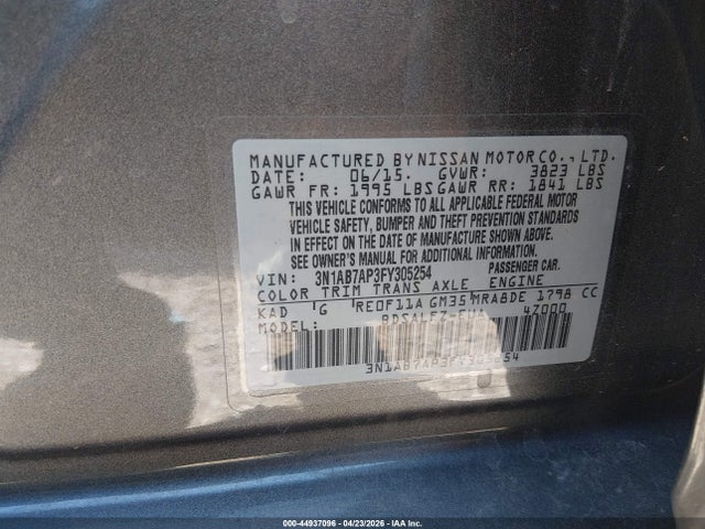 Nissan Sentra Fe+ S